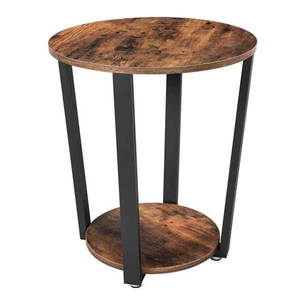 Bijzettafel - VintageHome - Industrieel Design - Stabiel - Bruin