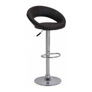 Zaza Home  Set Van 2 Barstoel 'Berga' Pu Zwart