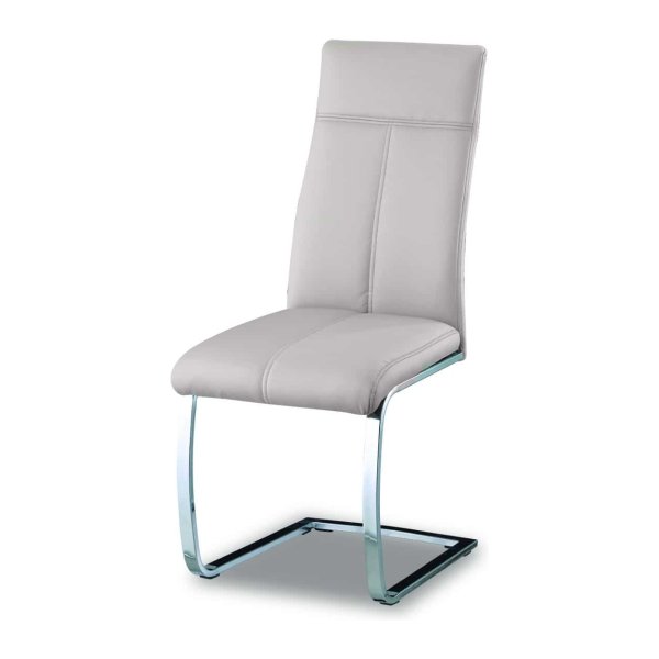 Designstoel - Zaza Home - Pu bekleding – Koffiekleurig
