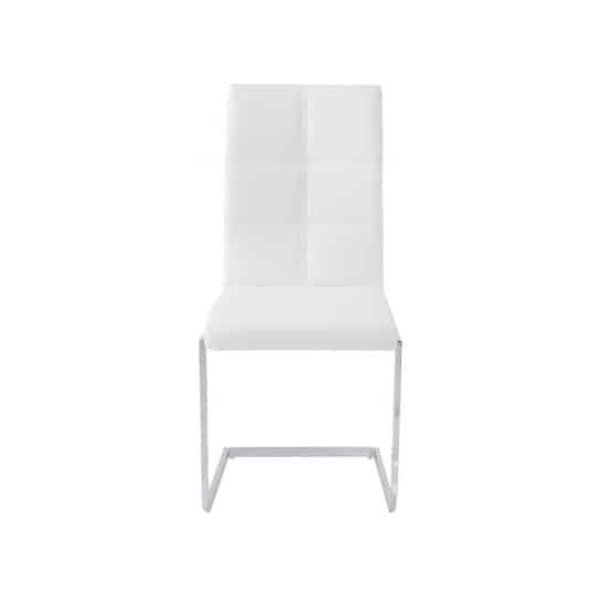 Stoel - Zaza Home - Comfortabel - Stijlvol - Wit