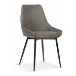 Stoel - Zaza Home - Comfortabel - Stijlvol - Grijs