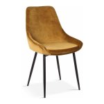 Stoel - Zaza Home - Velours - Goud