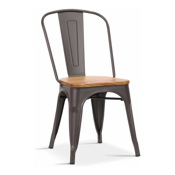 Stoelen - Moderne Stoelen - Staal & Eikenhout - Licht