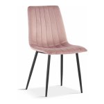 Stoel - Zaza Home - Fluweel - Roze