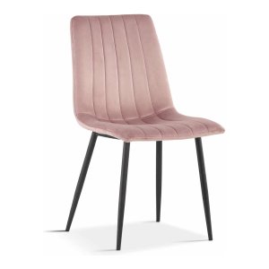 Stoel - Zaza Home - Fluweel - Roze