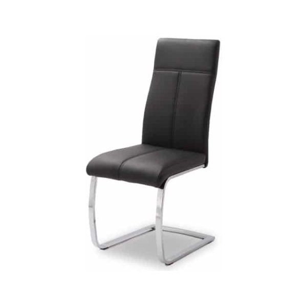 Stoel - Zaza Home - Comfortabel - Modern - Zwart