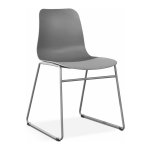 Stoel – Zaza Home - Comfortabel – Industrieel - Grijs