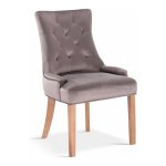 Stoel - - Velours - Beige
