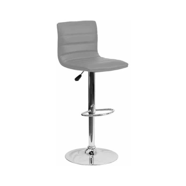 Zaza Home Set Van 2  Barstoel 'Badia' Pu Grijs