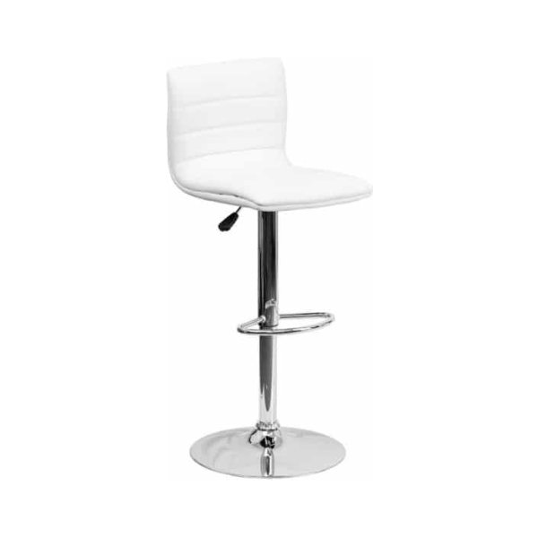 Zaza Home Set Van 2 Barstoel 'Badia' Pu Wit