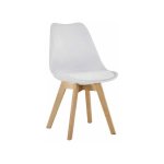 Stoelenset – Zaza Home - Retro design – Stijlvol wit