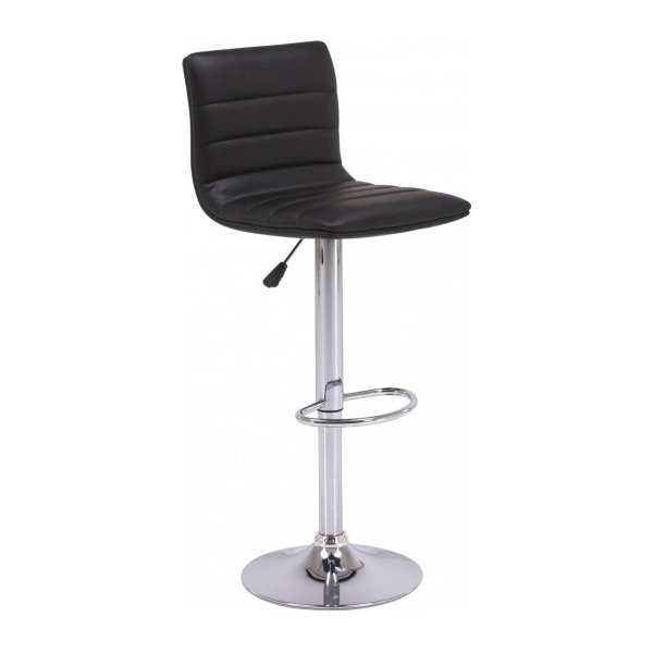 Zaza Home  Set Van 2  Barstoel 'Badia' Pu Zwart