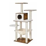 Krabpaal, Kattenmeubel, Modern, Vintage Bruin