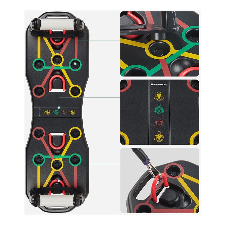 Opvouwbaar push-up board - multifunctioneel - krachttraining Opvouwbaar push-up board - multifunctioneel - krachttraining