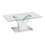 Salontafel 'Corina' 110X60X45 Hoogglans Wit
