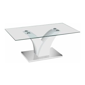 Salontafel 'Corina' 110X60X45 Hoogglans Wit