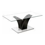 Zaza Home Salontafel 'Corina' 110X60X45 Hoogglans Zwart