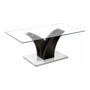 Salontafel 'Corina' 110X60X45 Hoogglans Zwart