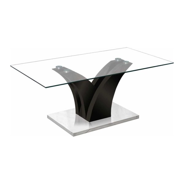 Zaza Home Salontafel 'Corina' 110X60X45 Hoogglans Zwart