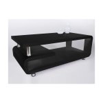 Zaza Home Salontafel 'Haka' 115X60X43 Hoogglans Zwart
