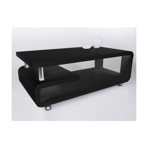 Salontafel 'Haka' 115X60X43 Hoogglans Zwart