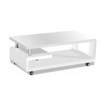 Zaza Home Salontafel 'Haka' 115X60X43 Hoogglans Wit