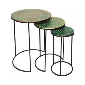 Bijzettafel 'Xenon' Metaal (Set Van 3)