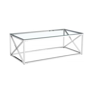 Salontafel 'Oceane' Zilver