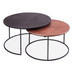 Salontafel 'Livios' Metaal (Set Van 2)