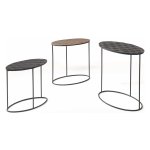 Zaza Home Bijzettafel 'Tanto' Metaal (Set Van 3)