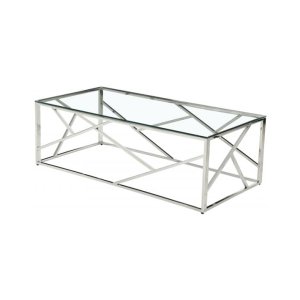 Salontafel 'Madagascar' Zilver