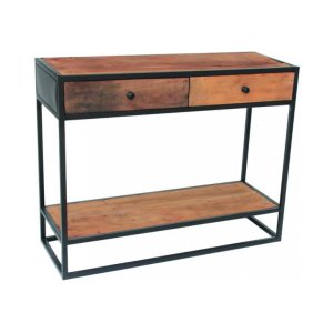 Console 'Ace' 80X100X35Cm Lade Metaal