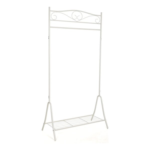 Kledingrek – Metalen Antieke Stijl – Inclusief Schoenenrek – Hoogte 173 cm