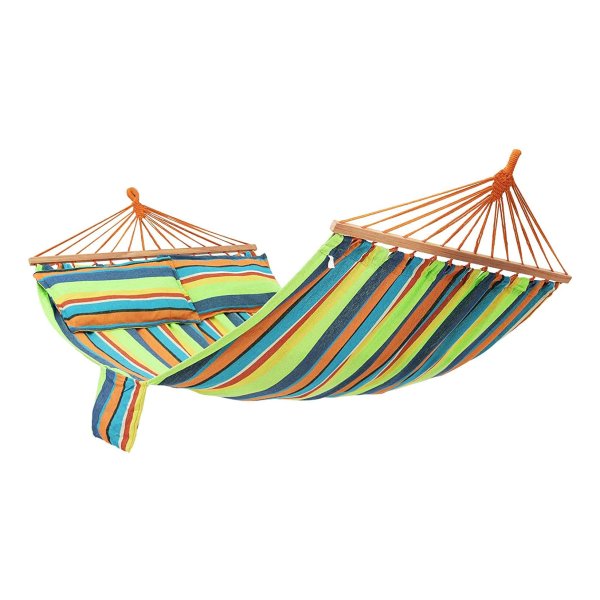 Outdoor Meerpersoons Hangmat, Hengelhangmat, Draagbaar En Ademend, 210 X 150 Cm, Tüv Rheinland, 300 Kg Statisch Draagvermogen, Voor Buitentuin