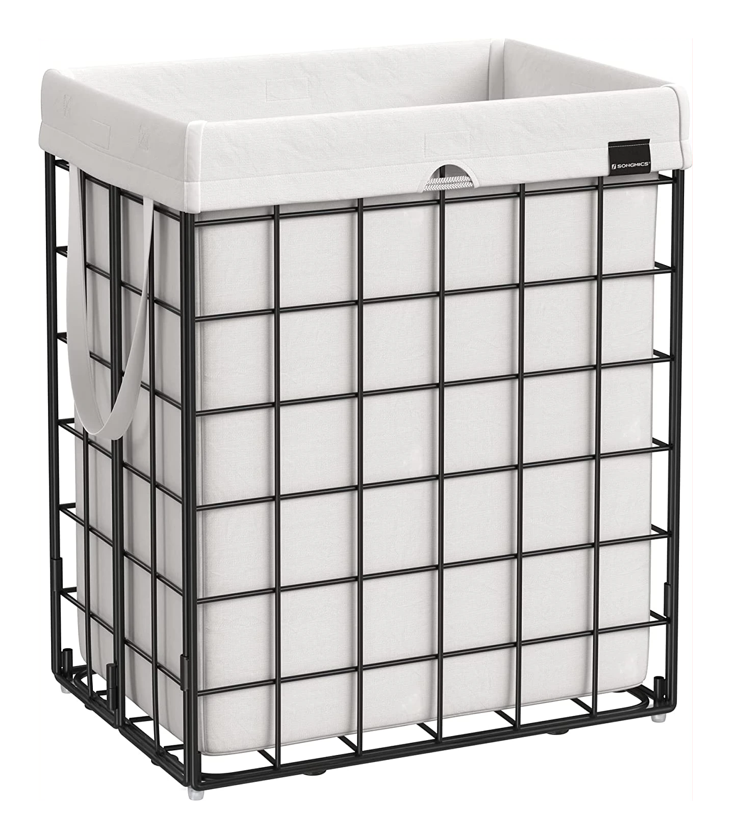 ziel dynamisch bereik Wasmand 90 l, opvouwbare waszak, afneembare en wasbare waszak, metalen draadframe, voor slaapkamer, badkamer, waskeuken, zwart-wit - SimpleDeal.nl ziel dynamisch bereik Wasmand 90 l, opvouwbare waszak, afneembare en wasbare waszak, metalen draadframe, voor slaapkamer, badkamer, waskeuken, zwart-wit - SimpleDeal.nl