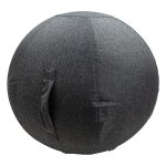 Zaza Home Zitbal Yoga Bal Donker Grijs Kleuren- 75Cm