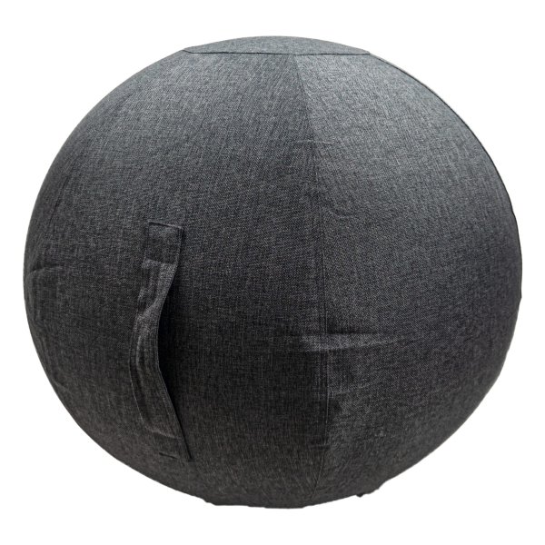 Zaza Home Zitbal Yoga Bal Donker Grijs Kleuren- 75Cm