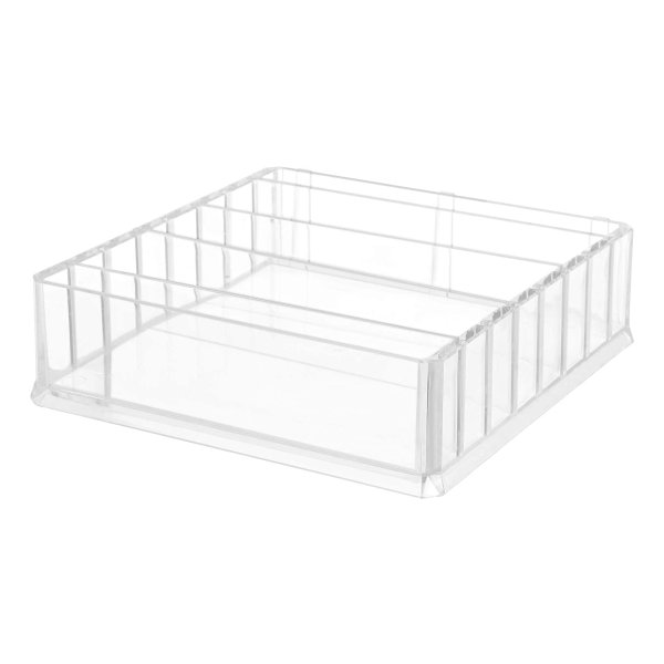 Make-Uporganizer, Cosmetica-Opslag, Met 7 Verstelbare Planken, Voor Paletten, Oogschaduw, Poederblikjes, Rouge, Voor Make-Uptafel, Acryl, Kerstmis, Transparant