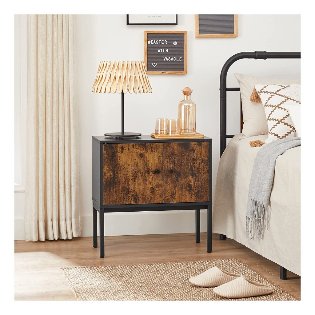 KOMFOTTEU Multifunctioneel Buffetmeubel, Keukenkast Met 2 Deuren 1 Lade 12 Wijnkubussen 2 Planken Woonkamerkast Keukenkast Ruimtebesparend Van Hout 116 X 40 X 82 Cm