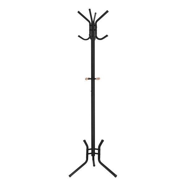 Kledingrek, Stabiel Metaal, Zwart, 49 X 49 X 176 Cm,Groot