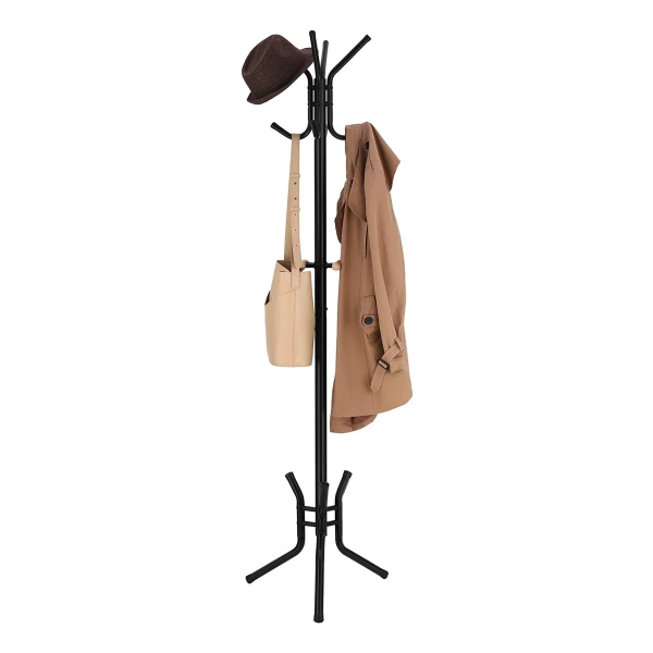 Mendler Metalen garderobe Genève, kapstok kledingkast metalen rek 172x100x43cm - met gordijn