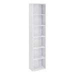Boekenkast, Met 6 Niveaus, Staand Rek, Opbergrek