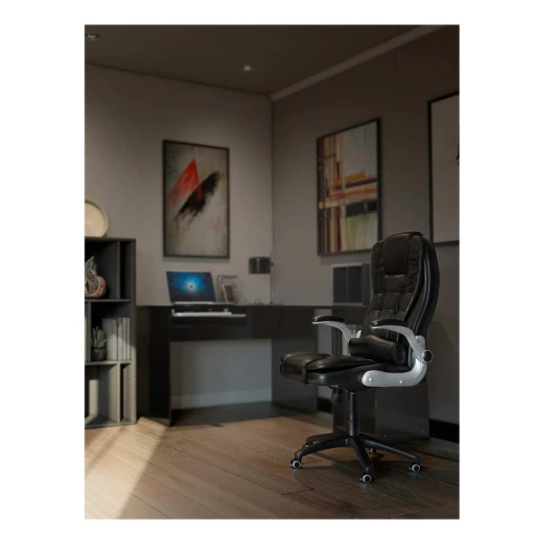 ELITE 2.0 XL Bureaustoel Gewatteerd - Zwart/Diamond White - ®Premium Gamestoelen