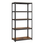 Staande Rek, Boekenkast, Opbergrek, 5 Planken, Keukenrek