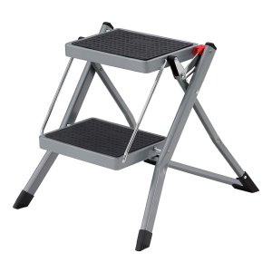 Vouwtrap Met 2 Treden, Trapladder, Ladder, 20 Cm Brede Treden