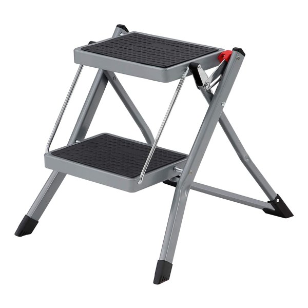 Vouwtrap Met 2 Treden, Trapladder, Ladder, 20 Cm Brede Treden