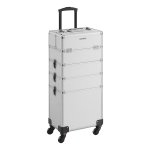Cosmeticakoffer, Trolley, 4-İn-1 Make-Upkoffer, Make-Upkoffer Voor Op Reis, Grote Kapperskoffer