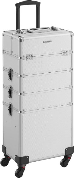 Casuelle Make-Upkoffer Plexiglas Alu Frame