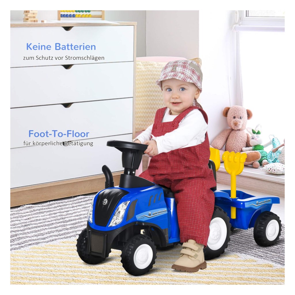Loopauto - Ouderwetse stijl - Blauw