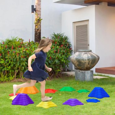 MAMOI® Balancierbalken für kinder, Schwebebalken für zuhause, Balancieren und Turnbalken, Balken turnen klappbar, Turngeräte indoor